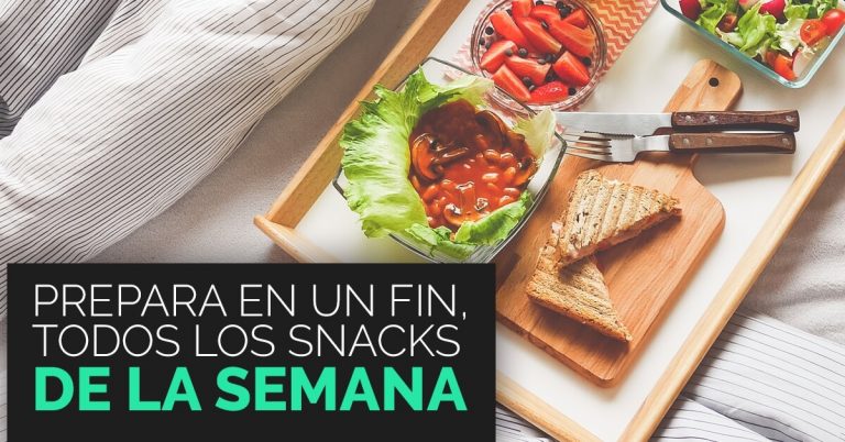 Diferentes snacks deliciosos y saludables.