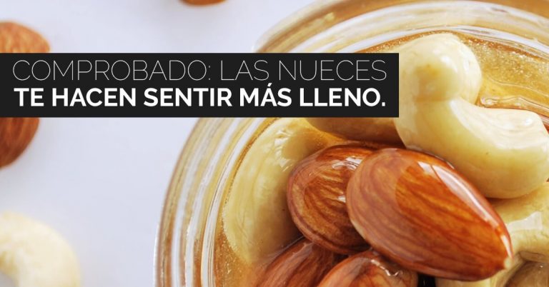 Las nueces tu ayudan a sentirte más satisfecho.