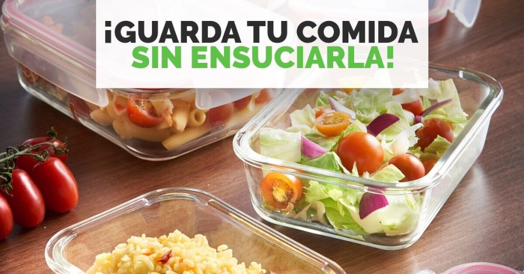 Aprende a guardar tu comida sin ensuciarla.