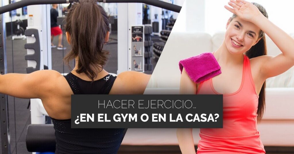 Te ayudamos a decidir si hacer ejercicio en gym o en casa.