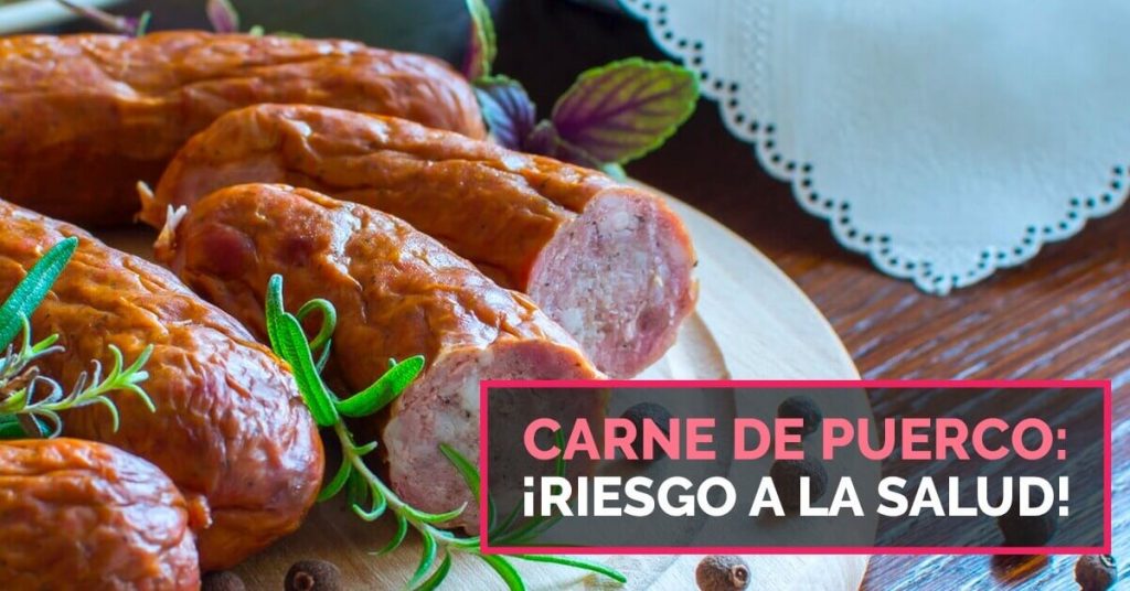 Consumir carne de puerco no es de lo mas saludable.