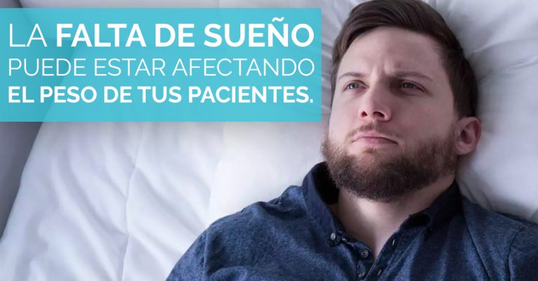 No dormir bien puede afectar el peso de tus pacientes