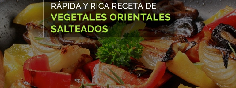 Receta saludable con vegetales