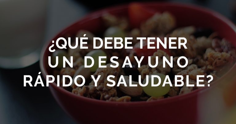 Tips para un desayuno sano