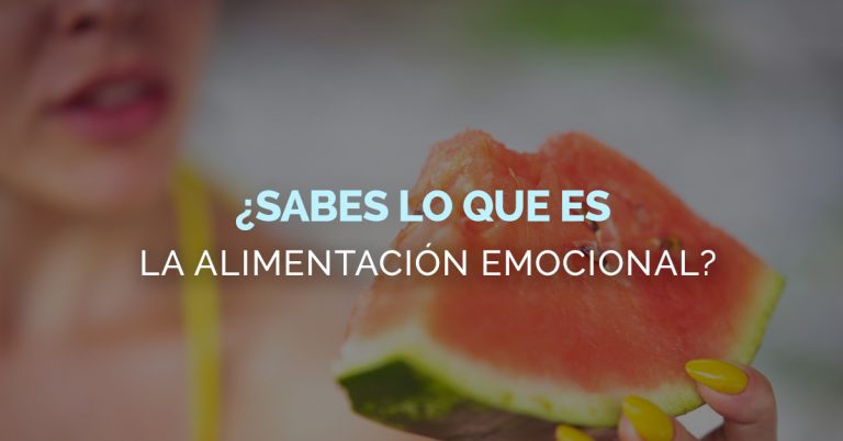 Sabes lo que es la alimentación emocional