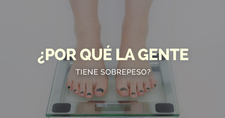 por qué tengo sobre peso